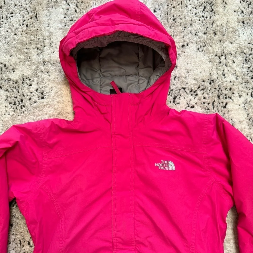The North Face Greenland Jacket Belted Ski Parka Hyvent 550 Down Pink  L 14/16